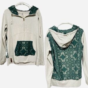 Ampersand Avenue Laced Up Hoodie XL